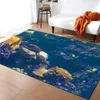 Carpets 3D Underwater World Rug Fishes Children Room Decoration Mat Soft Flannel Area Rugs Living Carpet