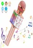 Microphones Wireless karaoke microphone Bluetooth Micro Karaoke Home For Music Player Singing microfono Mic for sing 221101