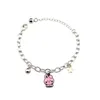 Link Bracelets Fashion Charm Animal Color Bells Bangle Cute Korean For Women Couple Bracelet Gift Girl Friends