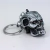 2021 Popular Movie The Terminator Key Chains 3D Gothic Skull Skeleton Keyrings For Men Jewelry18936279534