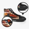 M￤nner Stitch Schuhe benutzerdefinierte Sneaker Leinwand Frauen modische schwarze wei￟e mittlere geschnitten atmungsaktuelle Walking Jogging Color40