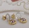 Necklace Earrings Set CSxjd 2023 Luxury Fashion Sun Shape Pearl Drop