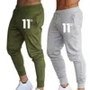 Calça masculina homens chiques chique casual slim fit racksuit de secar rápido os corredores