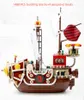 Lepin Pirate King Jumbo Yapı Başları 1488 PCS Büyük Güneşli Çocuk Montajlı Blok Setleri Oyuncaklar Noel Hediyesi