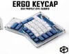 DSA ERGODOX ERGO PBT DYE SUBBED KEYCAPS for Custom Mechanical Keyboards Infinity Erergodox Ergonomic Keyboard White Blue 210610