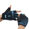 Gants de cyclisme demi-doigt pour hommes et femmes, antidérapants, absorbants, respirants, rembourrés, pour vtt, gymnastique