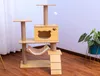 Nuevo diseño de alta calidad Muebles de madera sólida Cats Cats Scratch Árbol Suministros de mascotas multifuncionales Combinación de rasguño