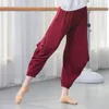 Ropa de escenario, medias de Ballet, ropa de baile moderna, pantalones sueltos de pierna ancha, entrepierna grande, estilo étnico clásico, práctica de Yoga