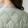Women's Down Autumn Spring Plus Size Ultra Light Jacket Women V-neck Duck Coat Casual Collarless Warm