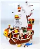 Lepin Pirate King Jumbo Yapı Başları 1488 PCS Büyük Güneşli Çocuk Montajlı Blok Setleri Oyuncaklar Noel Hediyesi