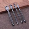 Set di utensili manuali professionali 4Mm Punzoni per cuciture allacciatura 1/2/4/6 Set in pelle 9Pcs Aghi per cucire