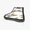 Scarpe da uomo Stitch Sneakers personalizzate Canvas Moda donna Nero Bianco Taglio medio Traspirante Outdoor Walking Jogging Color19