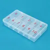 2 5 pcs de stockage Boîte vide en plastique de stockage avec numéro 0-10 pour l'outil de salon d'art nail - 540 PCS Faux Tips191E