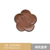 Table Mats Black Walnut Tea Coffee Cup Pad Placemats Decor Wood Plum Coasters Durable Heat Resistant Round Drink Mat Bowl Teapot