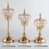 Titulares de vela Europa Europa Coroa Imperial Metal Candlestick Decoração de casas Candelabra Crystal Christmas Decoration for