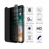 プライバシー強化ガラスAnti-Spy Peeping Screen Protector for iPhone 15 14 Plus 13 12 Mini 11 Pro Max XS XS Max 8 7 6 6S Plus with Retailパッケージ