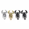 Stud przyjazd 1 PCS moda starożytni mężczyźni kobiety 3D Animal Metal Scorpion Earcing CA1300X7981245