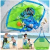 Bolsas de armazenamento 1pc Crianças Lixar -se de malha de malha Protável Toys de crianças nadando na praia grande para toalhas maquiagem cosmética feminina