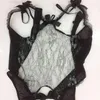 Set sexy Lingerie erotica per le donne Intimo sessuale Porno Lady Abito in pizzo Reggiseno aperto Biforcazione Costume Nuisette 1113327I7138121