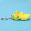 100pcs Mix 3D Mini 7 5cm Eva Beach Hole Little Croc Shoe -keychain accessories keyring car hand chain charms charms keychains267i