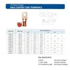 Ensembles d'outils à main professionnels BEAU-marteau pince à sertir marteau câble de batterie à sertir pour 8 à 4/0 AWG avec connecteur de borne 4 pièces