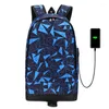 Sac à dos pour hommes charge USB intelligente grande capacité sac de basket étanche voyage ordinateur étudiant cartable