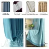 Curtain Modern Blackout Curtains Window DIY Design Style 15 Colors Living Room Kitchen Bedroom