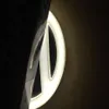 11 см. Светодиодный логотип светлый белый синий красный 4D светодиодные авторитетные знаки 12 В задних эмблемы для VW256V2654486