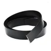 Cinturones Sin hebilla Cinturón de cuero genuino de grano completo de 35 mm de ancho sin correa automática Diseñador Hombres Cinturon de alta calidad