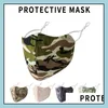 Máscaras de grife máscaras de algodão máscaras respiráveis ​​máscara de pano de renda face máscara de camuflagem bocal de impressão de flores de flor reutiliza entrega 2 dhqk4