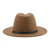 Boinas Fedoras chapéus para mulheres Caps de feltro casual casual casual Luxo Panamá Vintage Big Tamanho Big 62cm Cinturão Sombrero Hombre Gorras