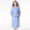 Men's Sleepwear Men's Summer Couple Waffle Knit Cotton Bathrobe Men Women Big Size Bridesmaid Robes Unisex Dressing Gown Lovers Kimono