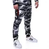 Pantalons pour hommes Été Fitness pour hommes Course à pied Sports Mode décontractée Camouflage Mince