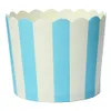 Verkoop Cupcake Papieren Taartvorm Bakvormpjes Liner Muffin Dessert Bakvorm Blauw Wit Gestreept260H4496499