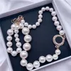 Beaded Neckor Designer Chain New Product Elegant Pearl Wild Fashion Woman Utsökta smycken andningsbar design 66ESS