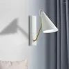 Wall Lamp Modern Led Metal Fixture Luminaire Nordic Bedside Living Room Vanity Light Home Decor Aisel Corridor Luxury Reading