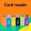 Multi-purpose mobile phone memory card reader High Speed USB 2 0 Micro SD card reader adapter 4gb 8gb 16gb 32gb 64gb TF Card296w
