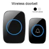 DOORBELLS A10インテリジェントワイヤレスドアベルウォータープルーフ300MリモートスマートドアベルチャイムEU UK USプラグインボタンリングアラームウェルカムハウス221119