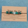 Bracciale in perline Bracciale intrecciata in pietra fatta a mano braccialetti per braccialetti per donne per donne