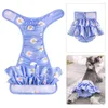 Dog Apparel Pet Shorts Sanitary Physiological Pants Washable Cotton Cupcake Dress Briefs Diapers Female Menstruation Panties