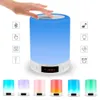 Haut-parleurs portables Haut-parleur sans fil Touch Pat Light Beau LED coloré Night Bluetooth Player Lampe de table pour dormir vitog YYK 221119