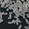 10000 Uds. Bolsa o juego de 3 pendientes de 5mm tapones traseros tapones para los oídos fabricación de joyas bloqueadas accesorios de bricolaje plástico blanco transparente 25911194492