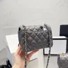 BAS CC BASS Luxury Designer Handbag Bags Crossbody Classic Quilted CF Flap Sheepskin Fang Fat Man da 17 cm Borse per donna S9853577