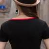 エスニック服女性のための伝統的な中国の長いブラウスシャツトップ