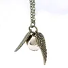 新到着Quidditch Golden Snitch Pocket Necklace NE0010 Whole J1218318F12682