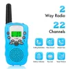 Walkie Talkie Kids 2pcs Celüler El Taşınır Alıcı Verici Telefon Radyo Interphead 6km Mini Oyuncak Hediyeleri Erkek Kız 221119