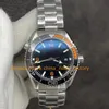 8 Style Cal.8900 Movement Watches Wristwatches Men's 43.5mm Black Dial 600M Ceramic Bezel Stainless Steel Bracelet OM Factory Mechanical Automatic Watch