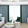 Cortinas de cortina para sala de jantar quarto quarto 2022 Modern Minimalist Hennessy Isolamento costura personalizada