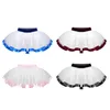 Stage Wear Kids Girls Ballet Leotards Setin Lace ao redor da saia de bainha de Mesh Tutu para Dança Performance Moderna