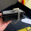 Portamonete scintillanti con strass Borse a tracolla con strass Catena regolabile Borsa a tracolla di design da donna Portafoglio con pochette Grils Portamonete per cambio di telefono per incontri di viaggio per feste